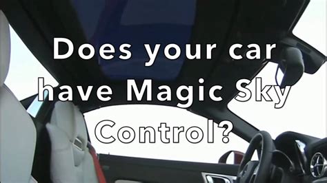 Mercedes magic sky control